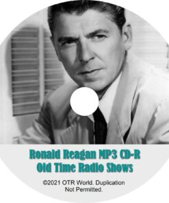 Ronald Reagan Collection OTR OTRS Old Time Radio Shows MP3 On CD-R 91 Episodes