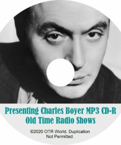 Presenting Charles Boyer OTR Old Time Radio Shows MP3 On CD 16 Episodes