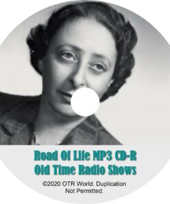 Road Of Life OTR Old Time Radio Shows MP3 On CD-R 7 Episodes
