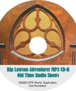Rip Lawson Adventurer OTR Old Time Radio Shows MP3 On CD-R 3 Episodes