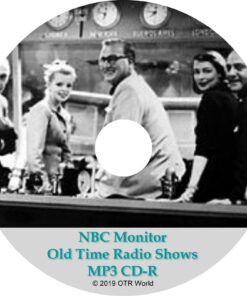 NBC Monitor Old Time Radio Shows 3 Episodes On MP3 CD-R OTR OTRS