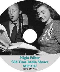 Night Editor Old Time Radio Shows OTR OTRS 26 Episodes MP3 CD-R