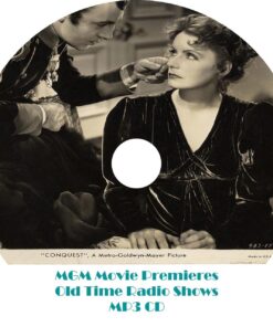 MGM Movie Premieres Old Time Radio Shows 4 Episodes On MP3 CD - OTR World