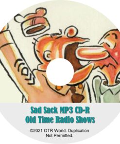 Sad Sack OTR OTRS Old Time Radio Shows MP3 On CD-R 4 Episodes - OTR World